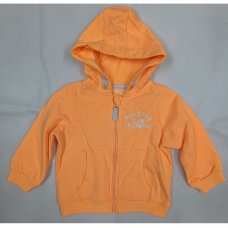 NX606: Girls Neon Zip Thru Hoody Jacket  (1-6 Years)
